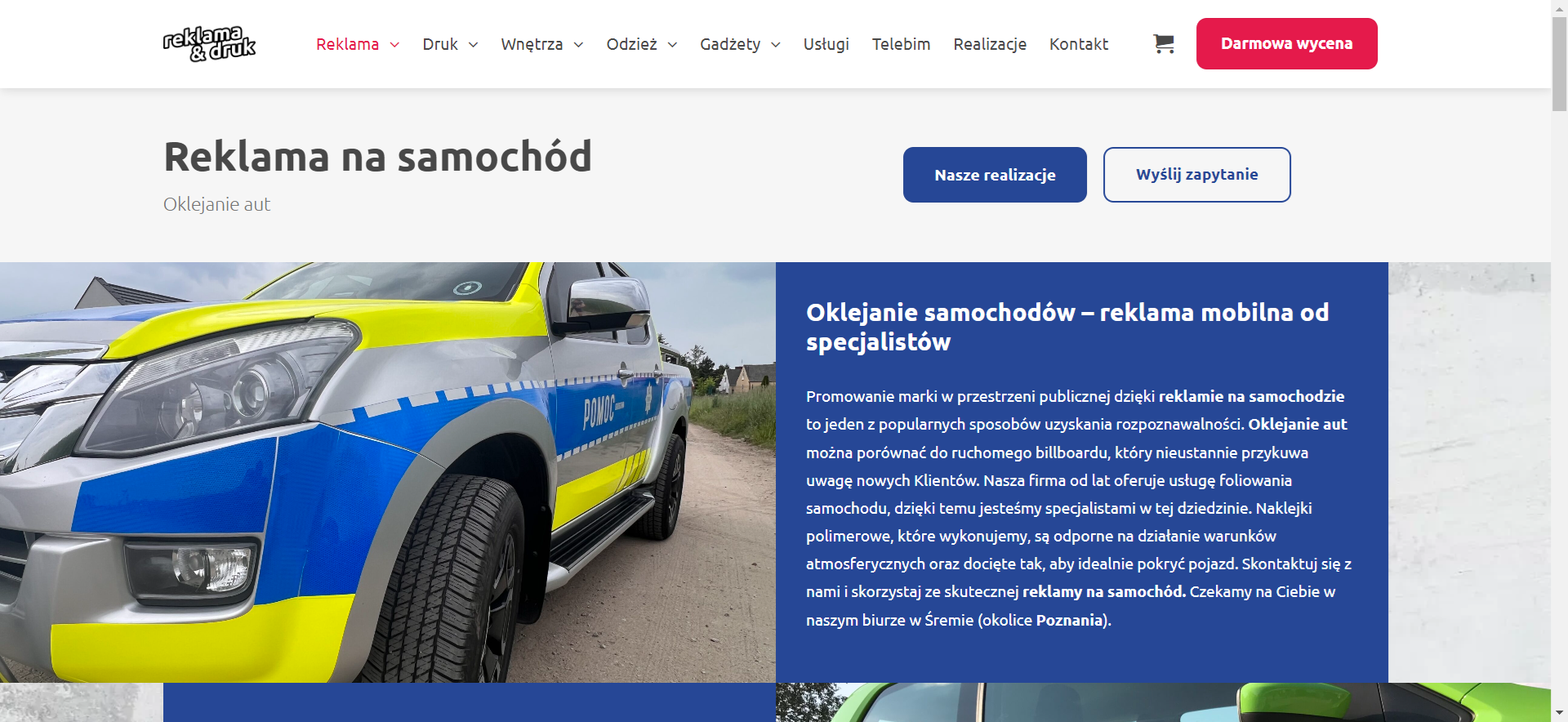 Oklejanie auta jako sposób na nowoczesną i widoczną reklamę - dlaczego warto?