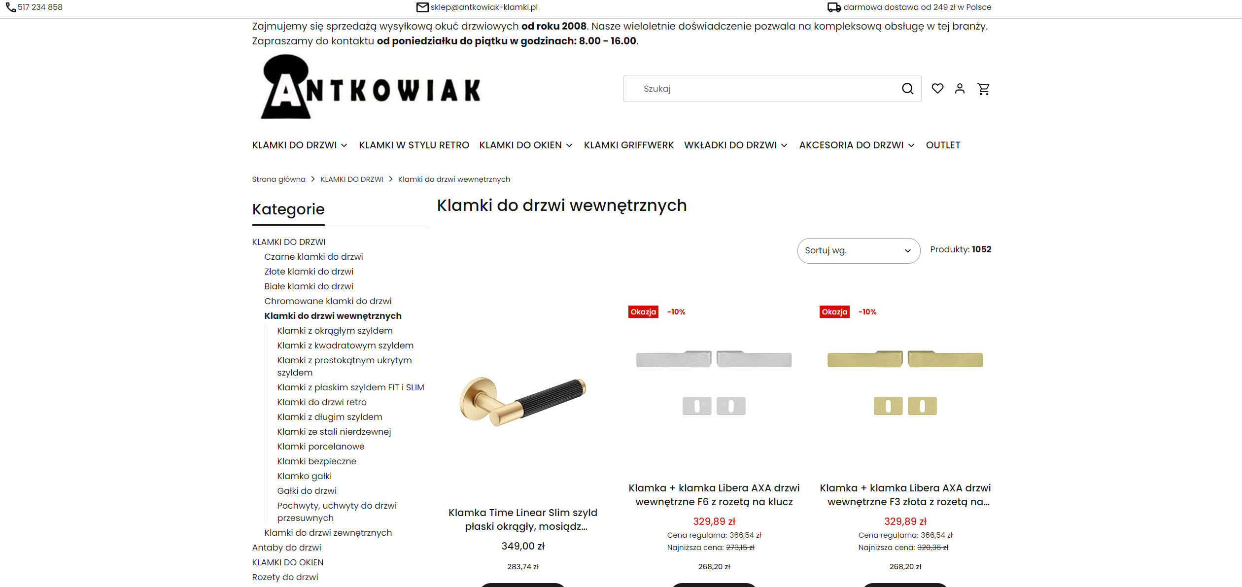 Klamki do drzwi wewnętrznych - czym kierować się przy wyborze?