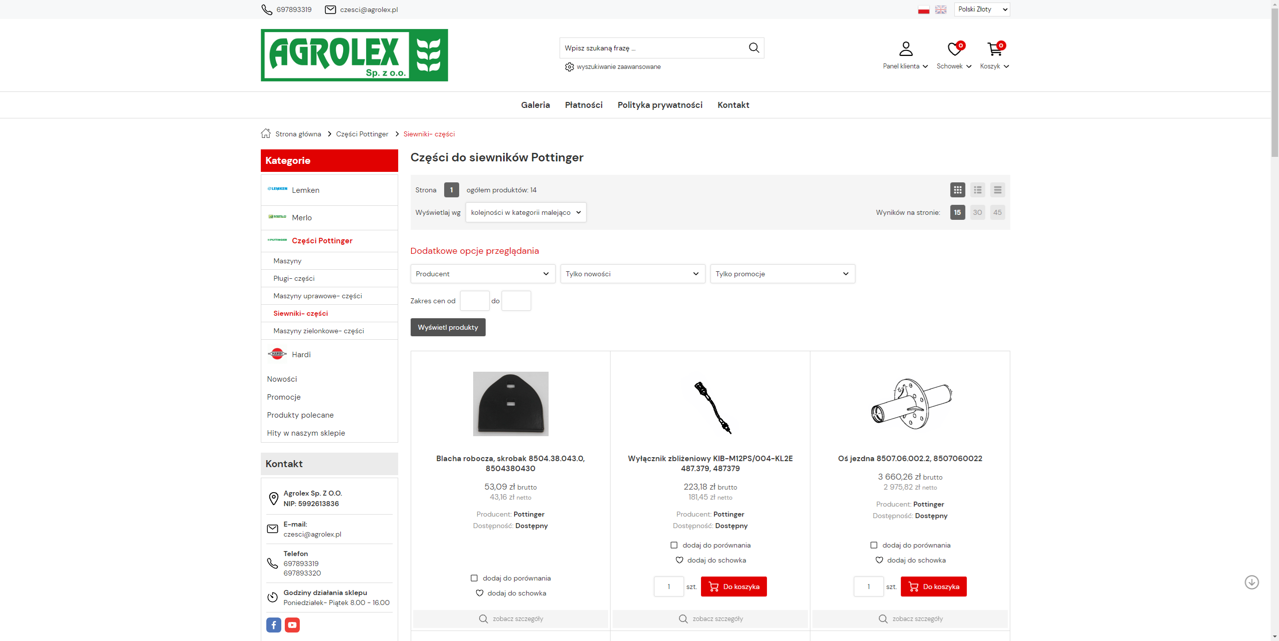 Na co zwracać uwagę przy zakupie części do siewników Pottinger, aby inwestycja była opłacalna?