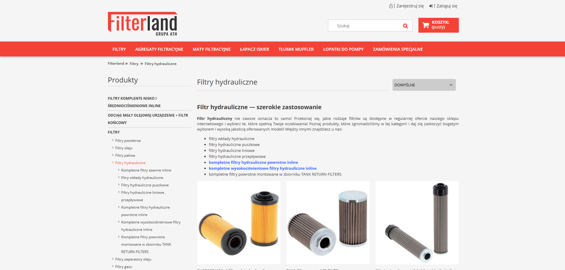 Filtry hydrauliczne – jak działają i dlaczego są kluczowe dla żywotności maszyn?